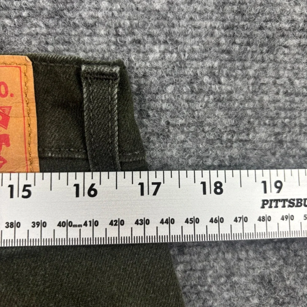 Levi's 511 Slim Fit Pants 33W x‎ 30L Olive Green Stretch Twill Chino Men's